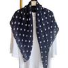 1 piece 90 square fashionable polka dot Bali yarn women's scarf temperament cotton feeling outer shawl casual bag headscarf