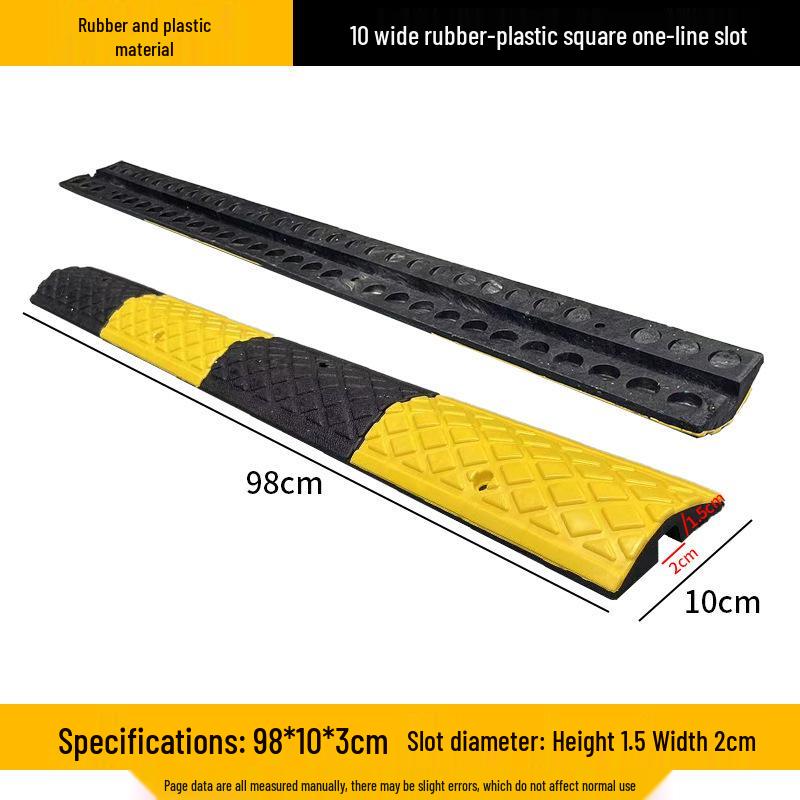 Rubber and Plastic Cable Protection Speed Bump