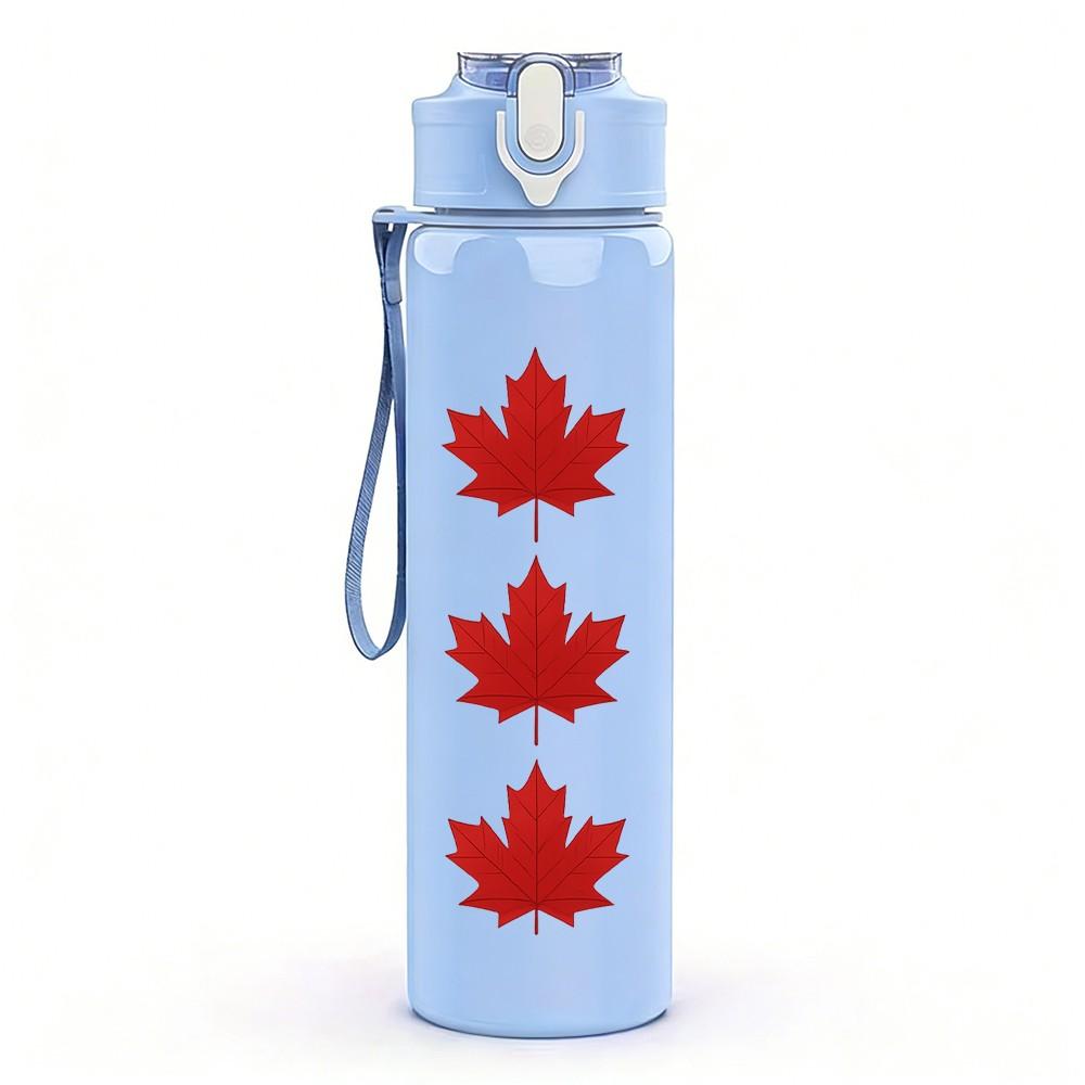 1PC Cafecito Social Club Cup 750ml Color Plastic Sports Water Bottle Leakproof Flip Straw Lid Suitable for Sports Office Home Use