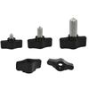 Adjustable Hand Tightened Locking Screws Stainless Steels Fasteners Corrosion Resistant T Type Handle Thumb Screw