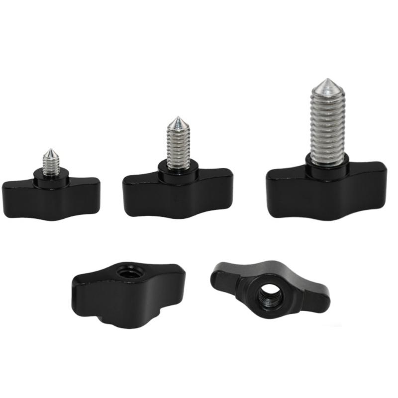 Adjustable Hand Tightened Locking Screws Stainless Steels Fasteners Corrosion Resistant T Type Handle Thumb Screw