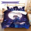 Fate Pattern Bedding Quilt Set Quilt Cover Pillowcase Home Decoration Birthday Gift (1 * duvet cover + 2 * pillowcase, without core)
