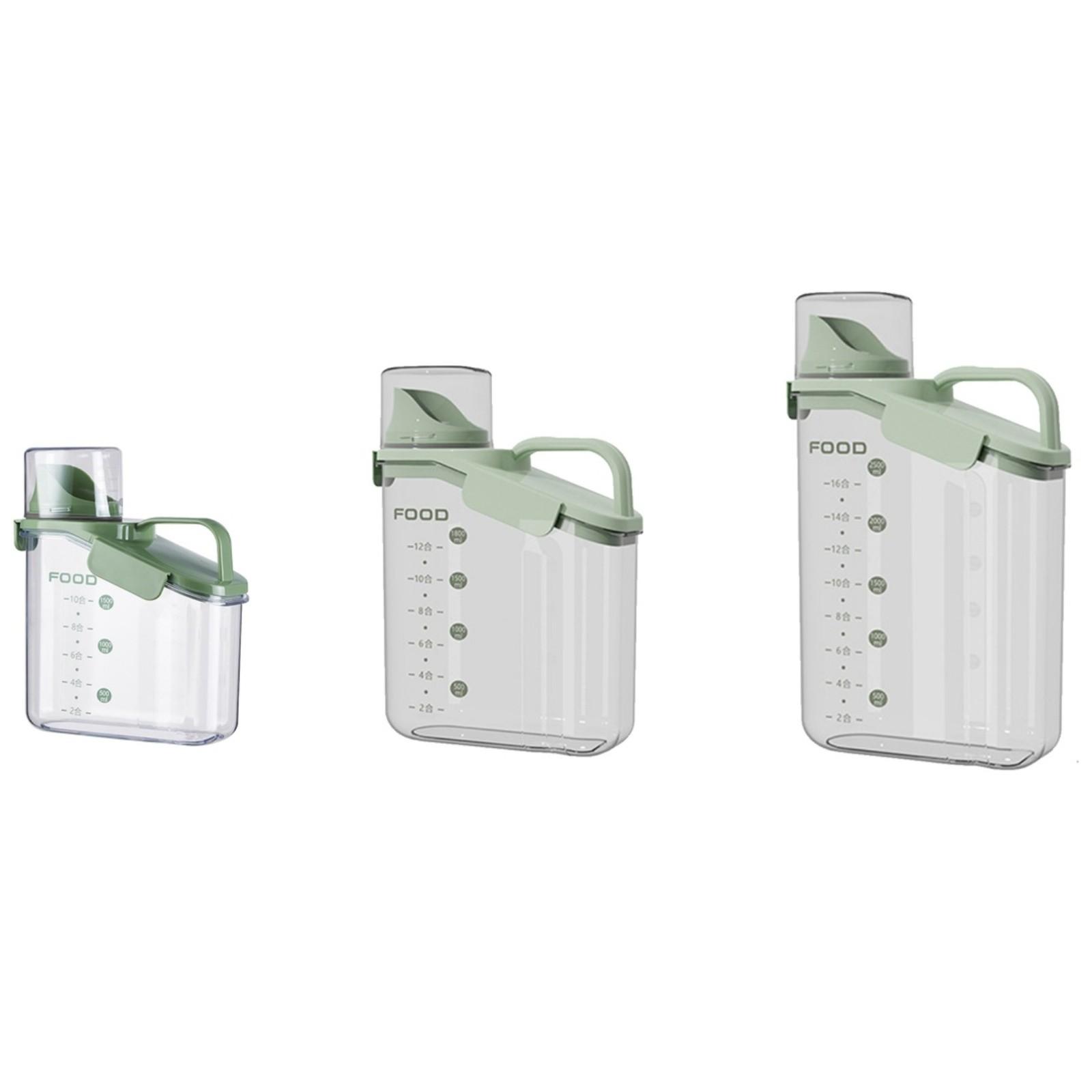 

Коробка для хранения продуктов питания герметичная зерновая большая емкость прозрачная с крышкой S