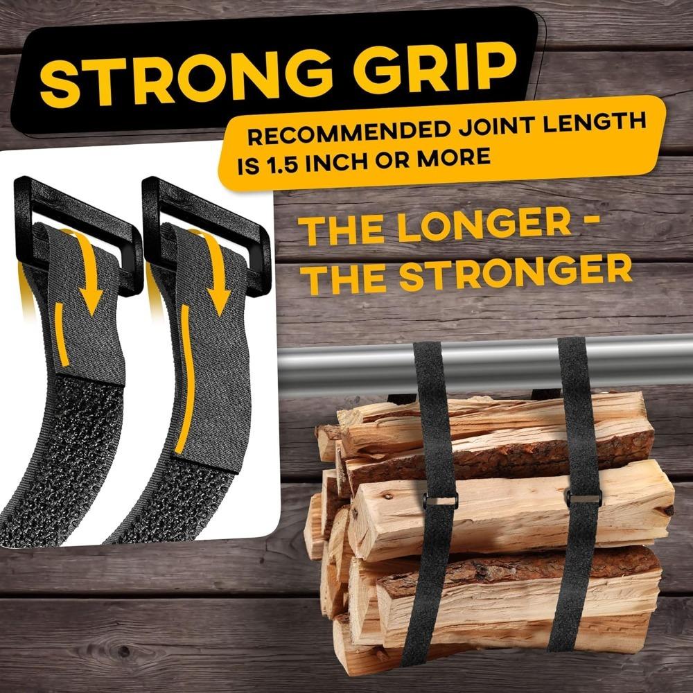 Reusable Nylon Fastening Cable Ties Hook Loop Adjustable Self-Adhesive Securing Strap Fastener Tape Cable Cord Management