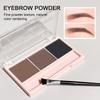 Three-color Eyebrow Powder Shadow Three-dimensional Eyebrow Shape Waterproof and Sweat-proof Natural Long-lasting Eyebrow Powder