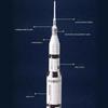 Non-Toxic Spaceship Rocket Model Toy Building Block Set With Over 2463 Pieces Diy Assembly Kit Gift