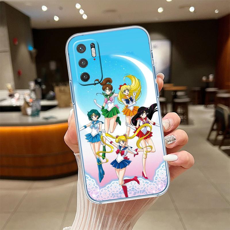 RE50 S-Sailors M-Moons Transparente Handyhülle für Motorola Moto G7 G8 G9 G84 G85 G73 G24 G15 Z2 Play Power Plus