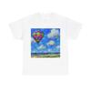 Adult T Shirt Hot Air Balloon Impressionist Artwork Vintage Soft Designer Clothes Unisex Stylish Streetwear Versatile
