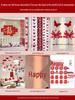 Wedding Double Happiness Wall Decor Set for Living Room & Bedroom