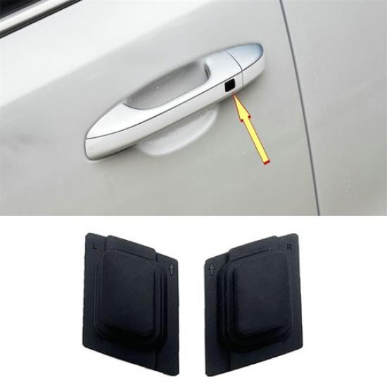 1 Pair Front Door Handle Button Switch Rubber Black For Kia Sportage 2017 -