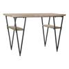 DKD Home Decor-Desk DKD Home Decor Black Metal Fir (120x60x81cm)