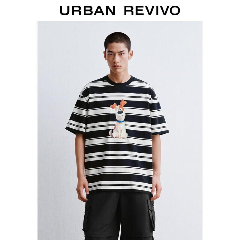 UR Men s Striped Short-Sleeve T-Shirt L
