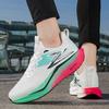 Men Sports Speciality Marathon Running Shoes Carbon Board Breathable Lightweight Women's Comfortable Athletic Nonskid  Cushion Stability Sneakers