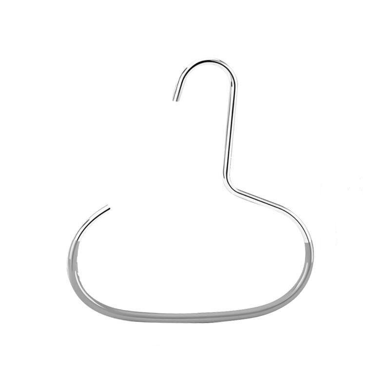 Stainless Steel Hat Hangers Featuring Non-Slip Round Rings Ideal for Organizing Hats, Socks, Scarves, And Underwear a Space-Efficient Storage Option