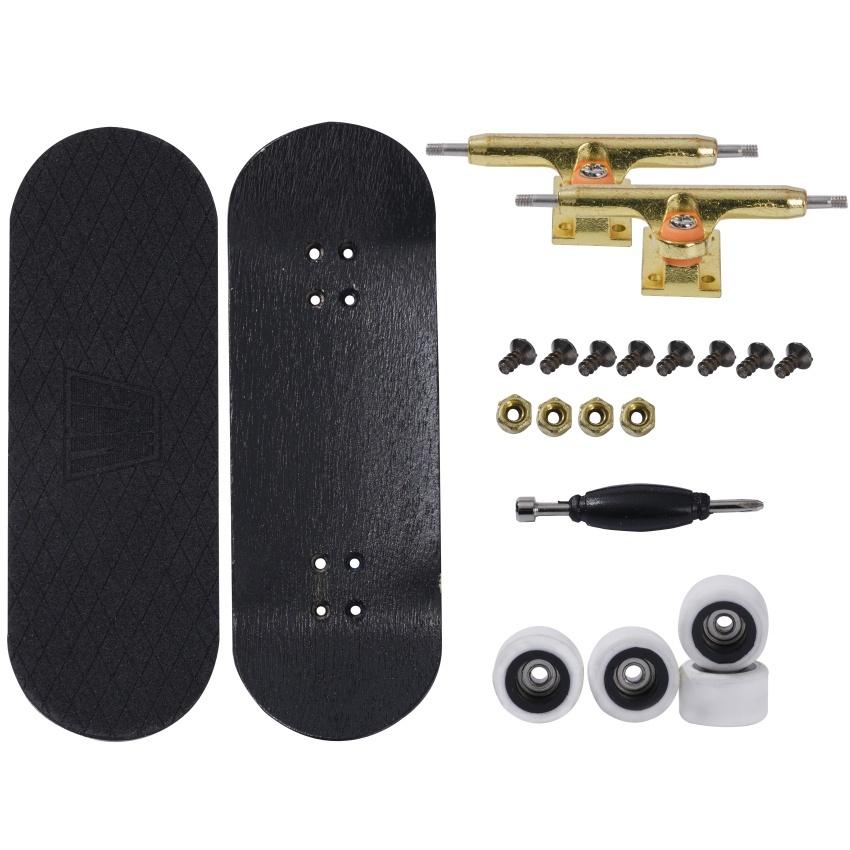 Finger Deck 32mm/34mm Fingerboard Professionale Legno Mini Skateboard Set Completo Per Trucchi Flipping Grinding Giocattolo da Collezione