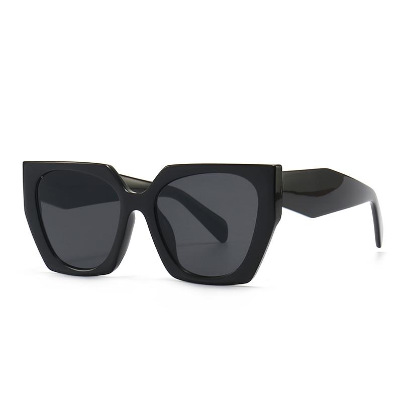 

930 Cross-Border Trendyy Street Photography Modern Charm Sunglasses Ins Style Polygonal Catwalk Sunglasses