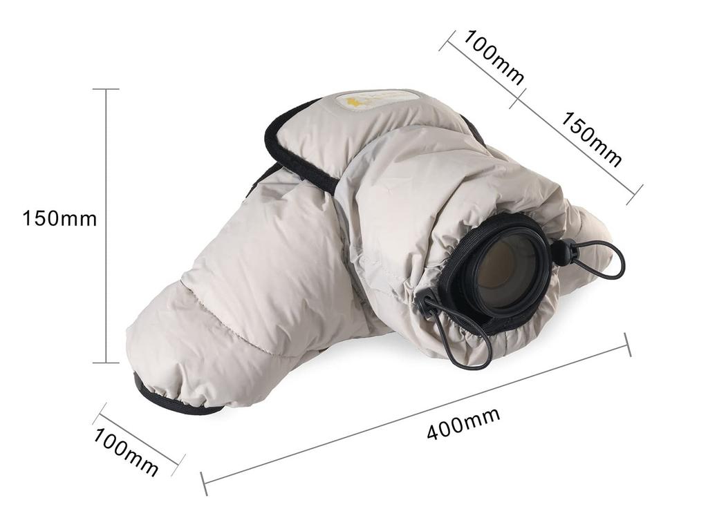 KANI Tripod Camera Cold Weather Cover Made with Natural Compatible with DSLR and Mirrorless Transparent Rear Tripod Handheld Product 810496 Accessory,