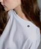 RONRON Mini Point Label Over Fit Long Sleeve White