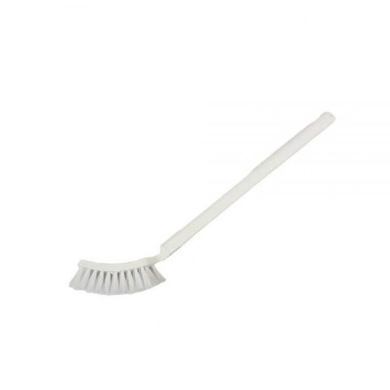 Square gray toilet brush