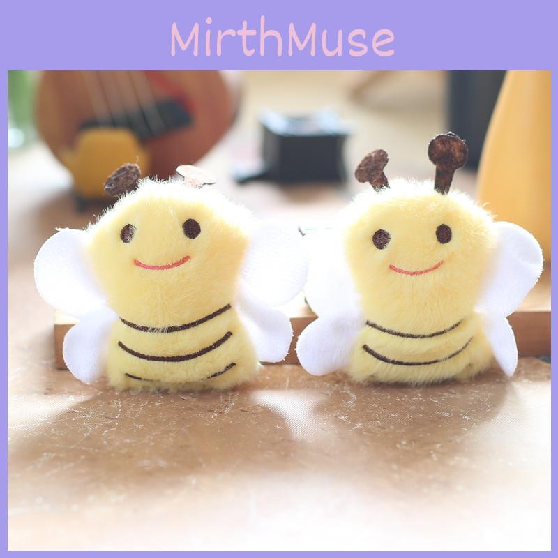 Kids Stuffed Animal Plush Toy Bee Keychain Backpack Decor Soft Short Plush Gift