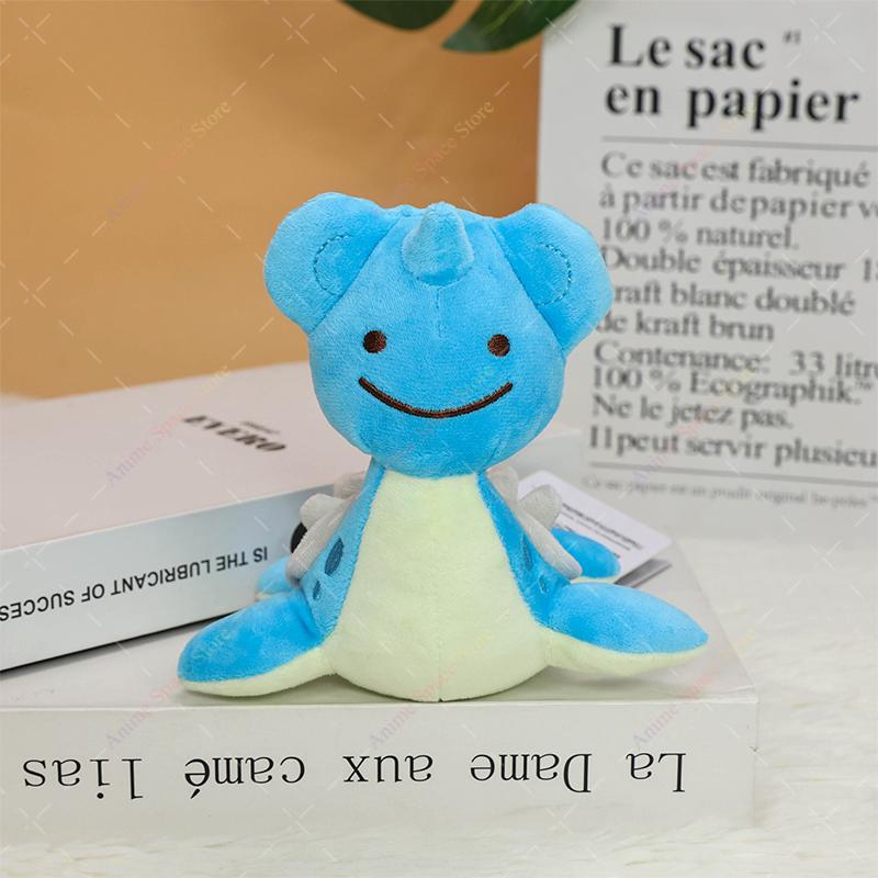 Plush Ditto Cos Mimikyu Soft Stuffed Animal Peluche Toys Cute Plushie Omanyte Dragonite Lapras Ditto Cos Gengar Dolls