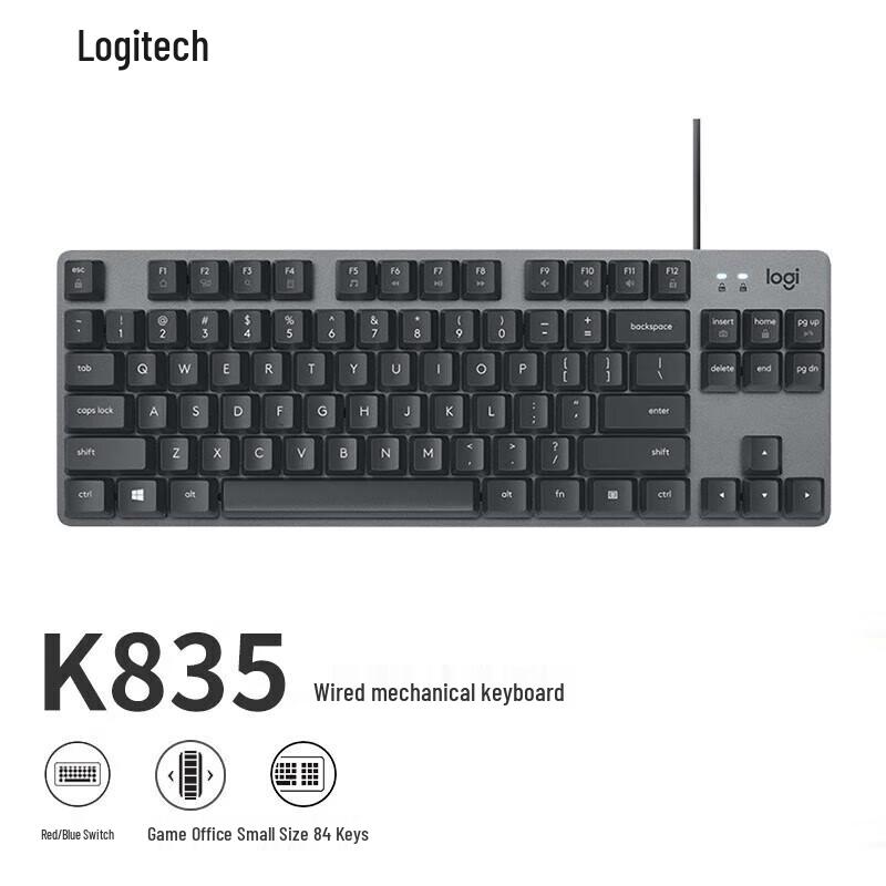 

Logitech K835 TKL Wired Mechanical Keyboard