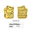 Creative Gold Sticker for Mobile Phones and Refrigerators - Wealth Card Gift
