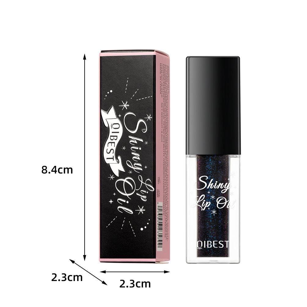 Temperature Color Changing Lipgloss Shiny Glitter Lip Oil Glass Moisturizing Makeup Mirror Water Light Lip Glaze Cosmetic