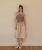 OURO Banding Shirring Skirt [ Peach ]