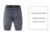 Men's Quick-Dry Compression Shorts for Running, Fitness, and Basketball - 5-Point Stretch Base Layer Athletic Pants.