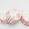 Kuchenpapierhalter PVC Zylinder Sakura Farbverlauf Backen Fettfestes Papier Kuchen Muffin Tassenpapierhalter Etwa 100