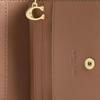 COACH Snap Wallet Coated Canvas Wallet Womens Sand