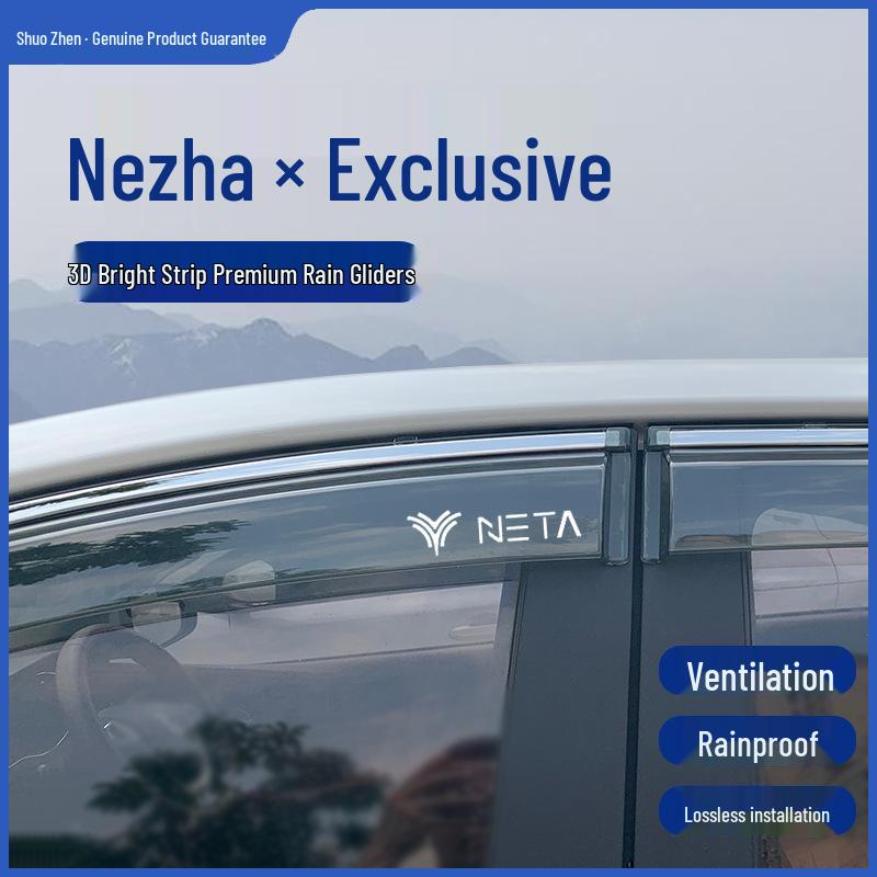 NETA Nezha X Sun & Rain Guard Window Visors: Weather Protection Shields
