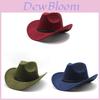 Western Cowboy Hat With Wide Brim For Men And Women Style Fall Winter