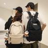 School Bag Female High School College Student Backpack Large Capacity Versatile Style Black Men Travel Computer Backpack