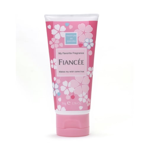 Fiancee Hand Cream, Sakura Scent, N, 50g. A Gorgeous, Clean Scent Reminiscent of Standing Amongst Cherry Blossom Trees In Full Bloom. Moisturizes and