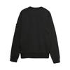 STONE ISLAND Logo Patch Crewneck Black Men Tops 101563051-A0029