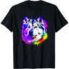 Alaskan Malamute Pop Art & Splash Art Alaskan Malamute T-Shirt(3)