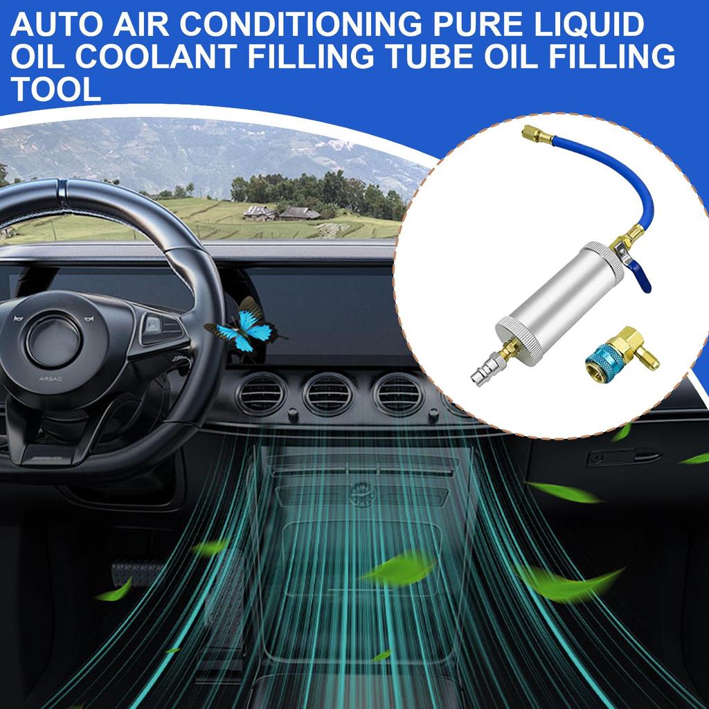 AC Oil Injector AC Oil Dye Injector Leak Detection Tools for Home Users Professionals Business Users HVAC Applications Leak