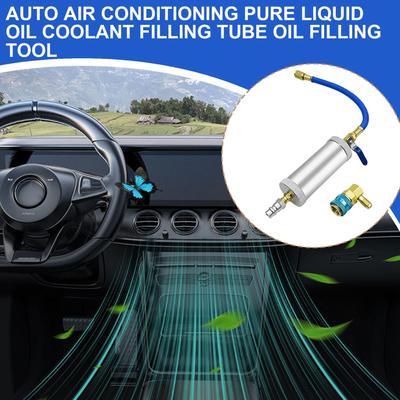 AC Oil Injector AC Oil Dye Injector Leak Detection Tools for Home Users Professionals Business Users HVAC Applications Leak