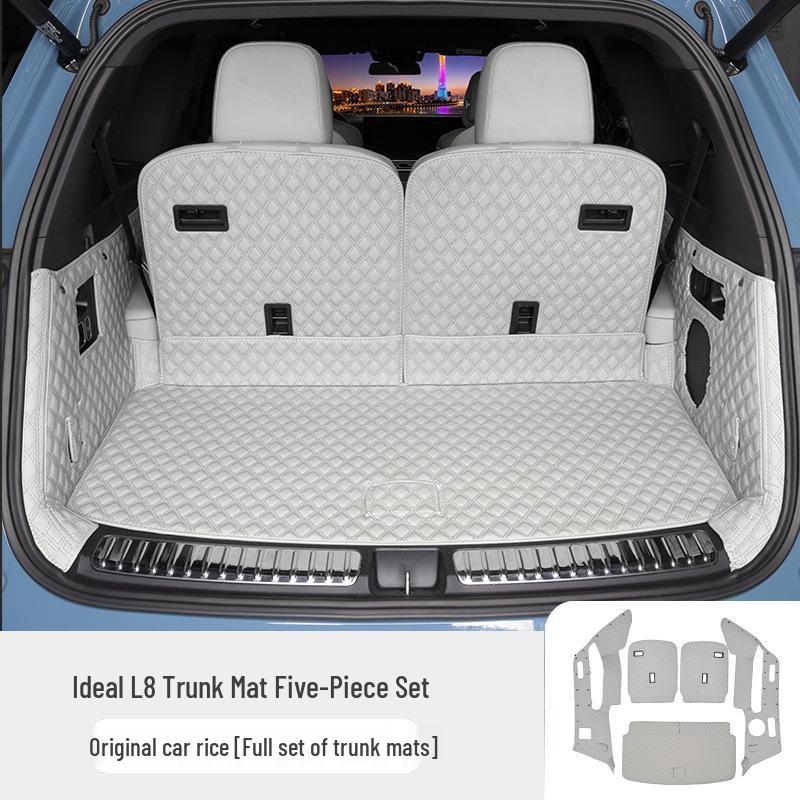 Ideal L8 Trunk Mat: Full Coverage Tail Box Liner for Car Interior Modification