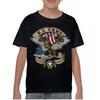 US Army Eagle Youth Kids Boys T-Shirt 250 Anniversary American Veteran DD 214 Kids