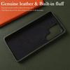 Luxury Cowhide Magnetic Suction Leather Case For Samsung Galaxy S25 Ultra S24 Plus S23 FE S22 S21+ Full Edge Protection Cover