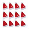 12 Pieces Christmas Hat Santa Claus Xmas Cap Decoration Head Wear Cosplay Mini Hats Caps