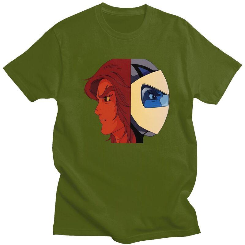Custom Mens Actarus Goldrake T Shirt Short Sleeve Cotton Tshirt Leisure UFO Robot Goldorak Grendizer Tees Loose Fit Clothing