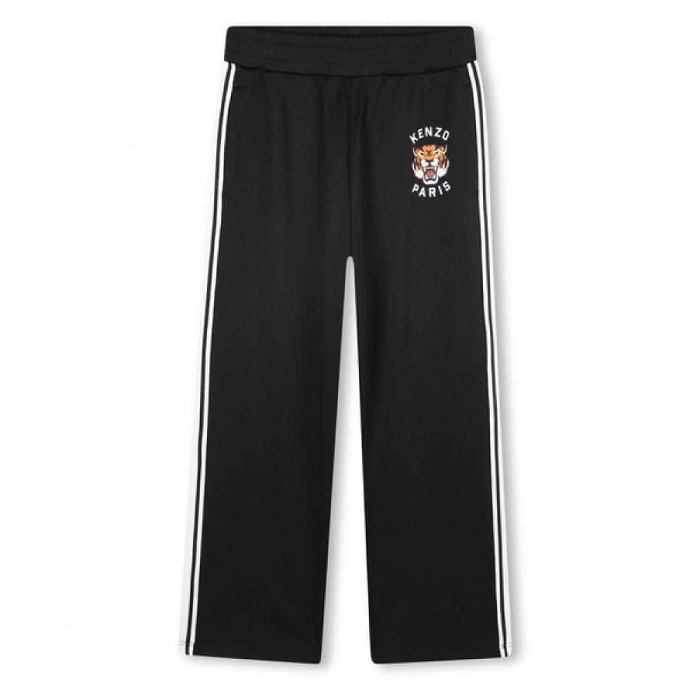 Kenzo Kids Lucky Tiger Jogging Pants 25fw Z256afpt13 Black 12Age_150CM
