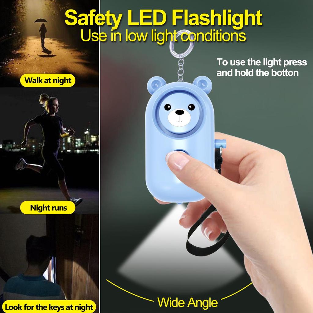 130dB Personal Safety Alarm for Self-Defense, Ideal for Women, Students, and Elderly