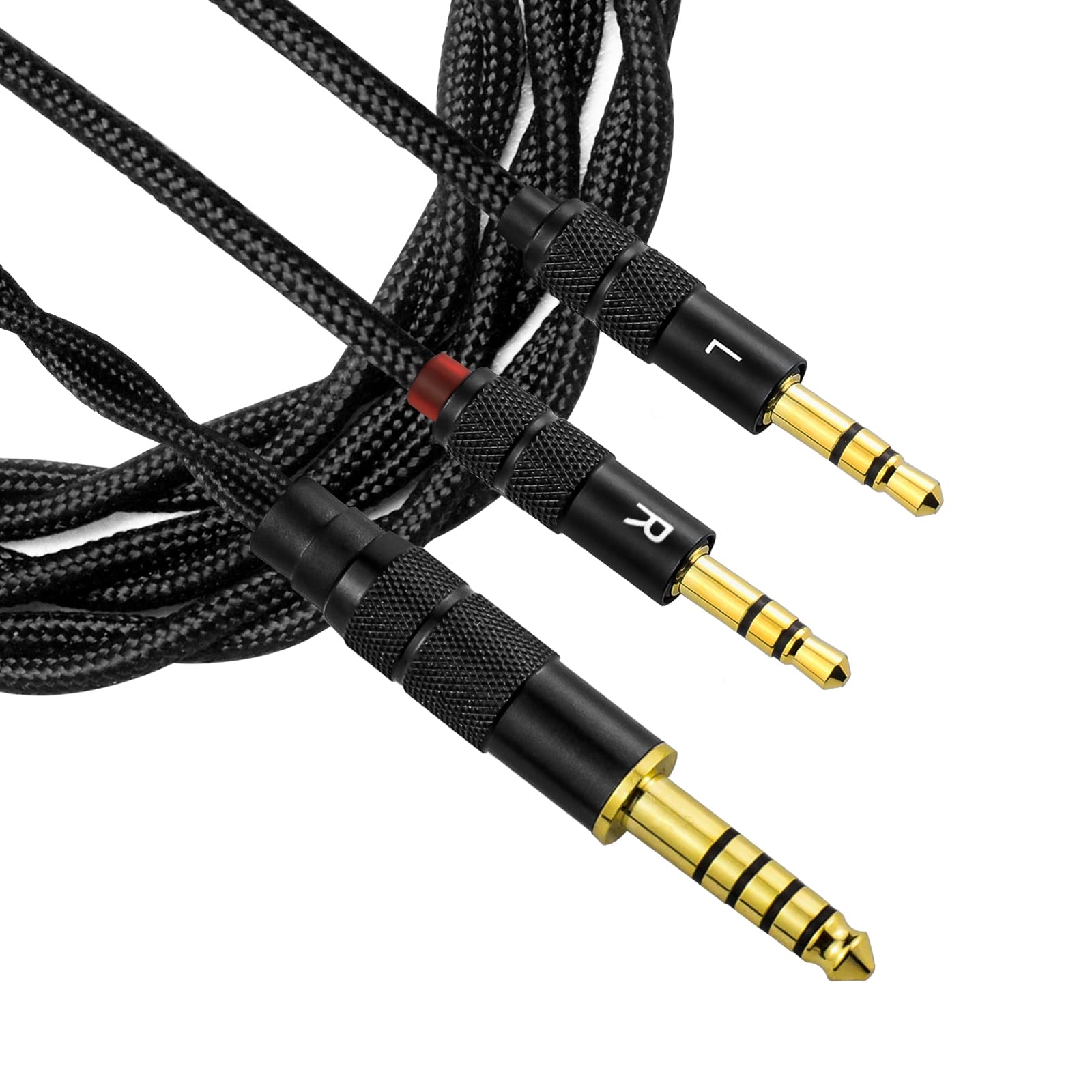 

cooyin Balanced single crystal copper 8 core Branch Male Male IEM Compatible with Sony m Earphone/headphone re-cable 4.4mm (5 poles)3.5mm(3-pole)2