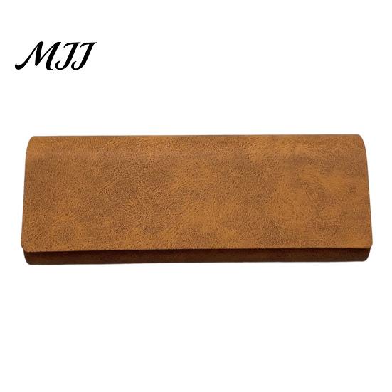Durable Myopia Glass Case Vintage Magnetic Eyeglasses Case, Hard Shell Sunglasses Holder for Lightweight Eyewear Travel, Portable Anti Crush