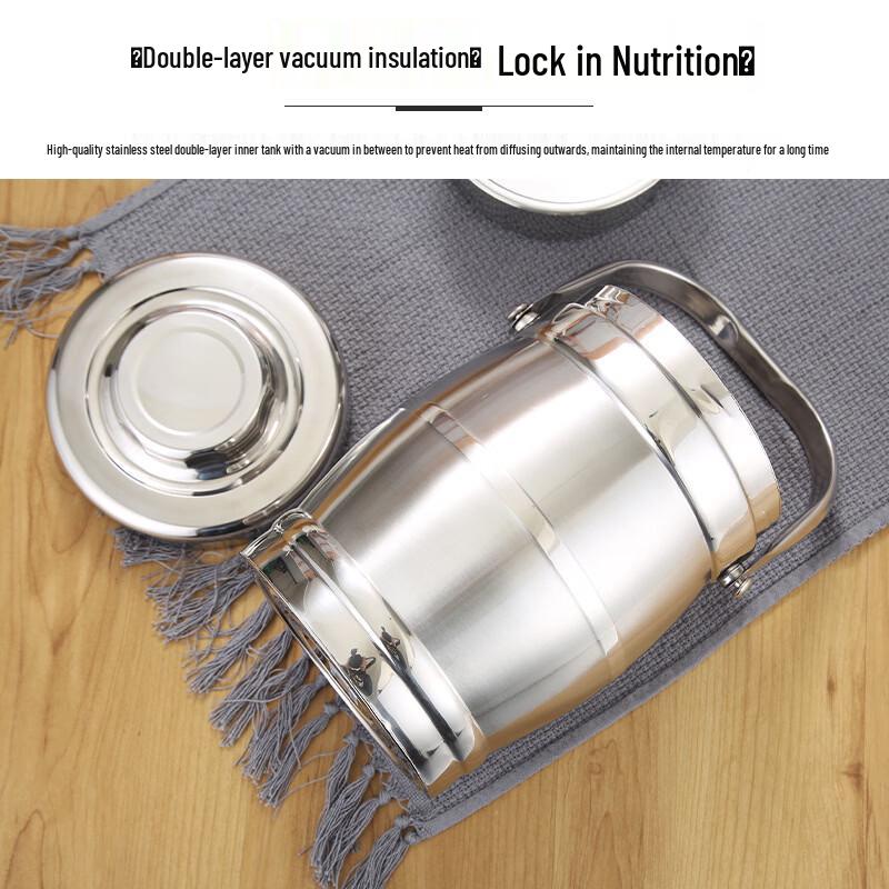 Lijia 3-Layer Insulated Stainless Steel Food Carrier